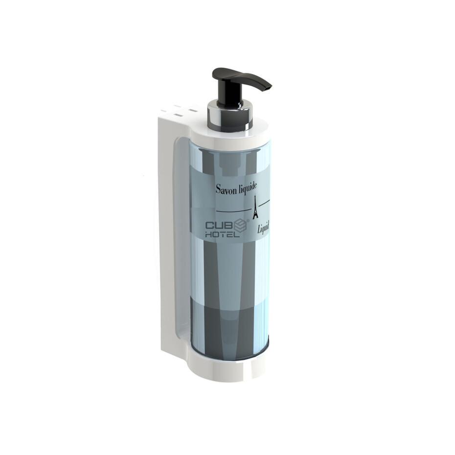 Saboneteira Gel Em Abs Branco 300Ml